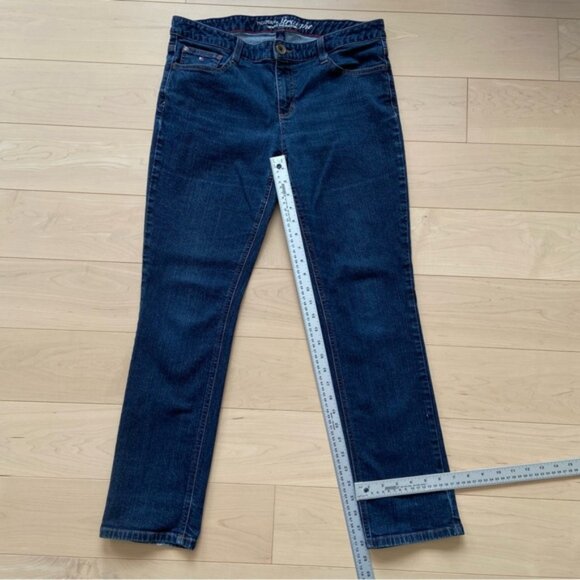 Tommy Hilfiger jeans Modern Straight Pli-Pli medium rise Mexico stretch blue 12 - Picture 10 of 11